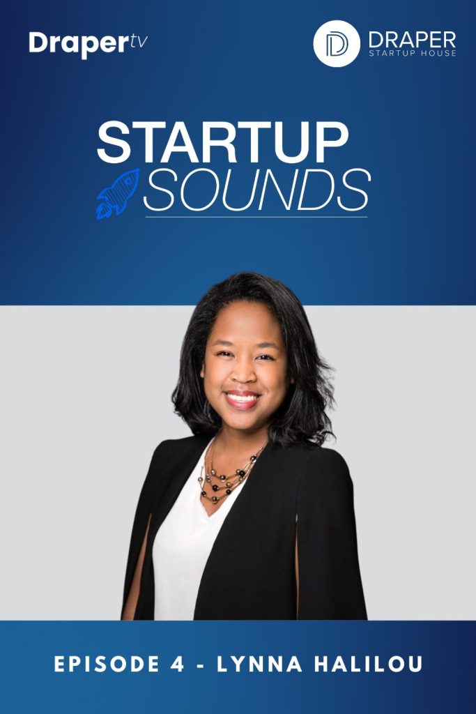 Lynna Halilou poses under the title "Startup Sounds"