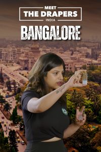 A founder pitches on the cover of the Meet the Drapers India: Bangalore episode