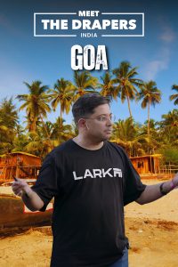The founder of LarkAI pitches on the cover of Meet the Drapers India: Goa
