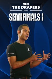 Founder of Toystack AI pitches on the cover of Meet the Drapers India Semifinals I